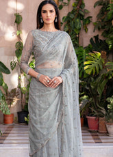 Sahiba By Zarif Formals Embroidered Net 3 Piece Unstitched Suit ZF25SFE D-SBA-04 YASMIN